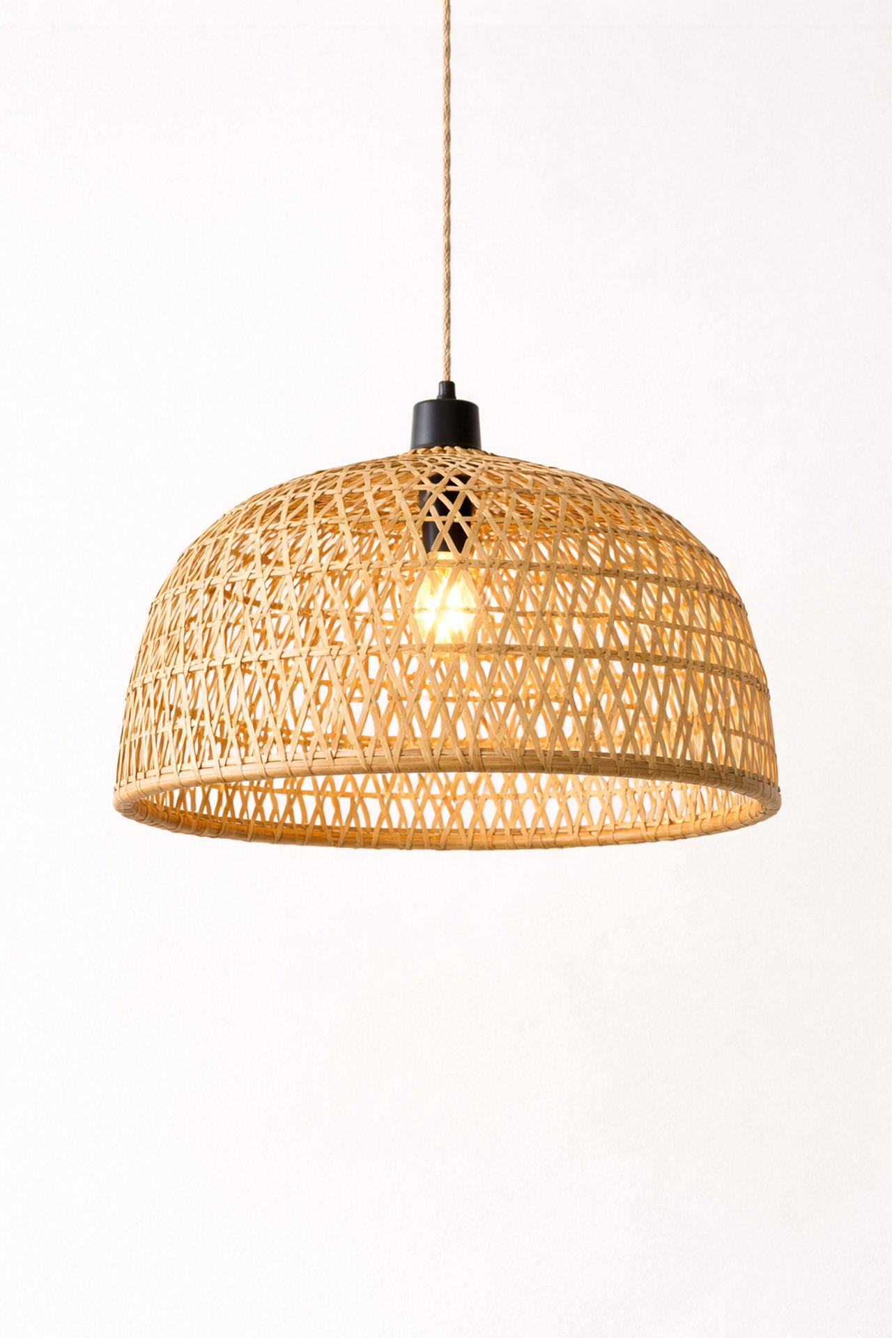 The Kampot &mdash; Rattan Pendant Light